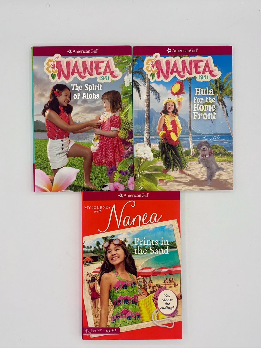 American Girl Doll Books NANEA Hawaii Hawaiian Set Of 3 Books Teen Young Adult
